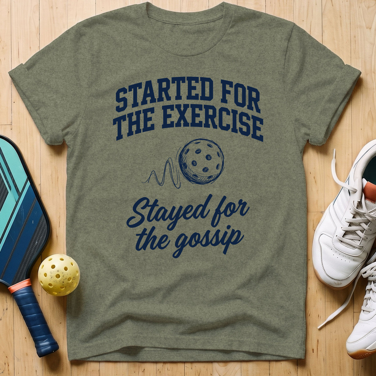 Exercise vs Gossip T-Shirt